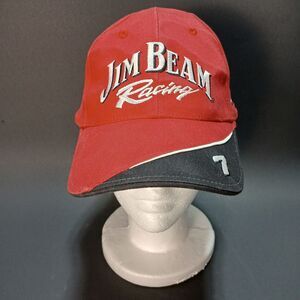 Jim Beam Racing Strapback Hat, NASCAR Robby Gordon #7 EUC